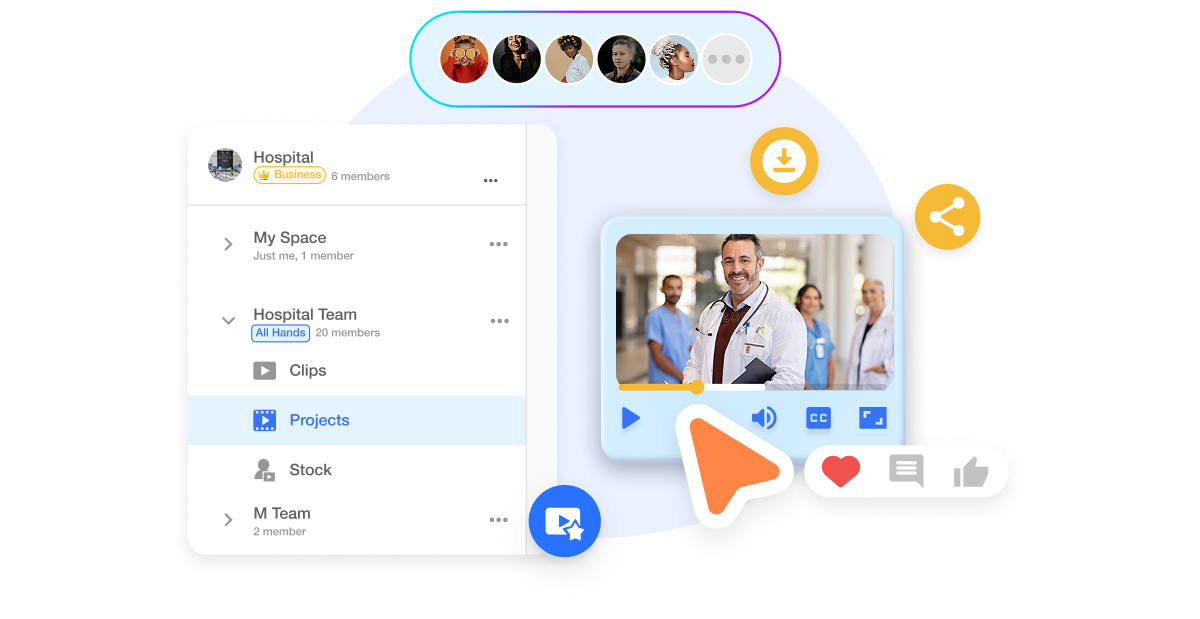 Visla’s physician training video creator supports EMR training, compliance refreshers, and virtual shadowing session videos for medical teams.